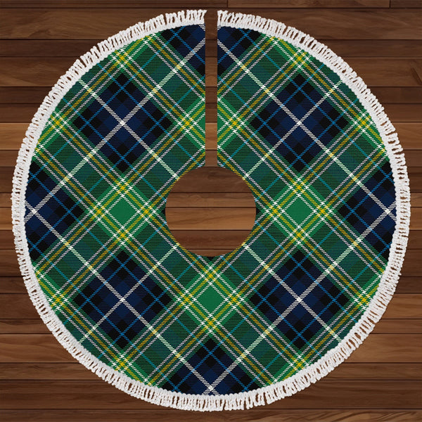 MacKellar Modern Tartan Christmas Tree Skirt