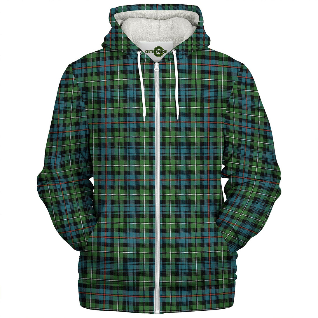 MacKenzie Ancient Clan Badge Tartan Sherpa Hoodie