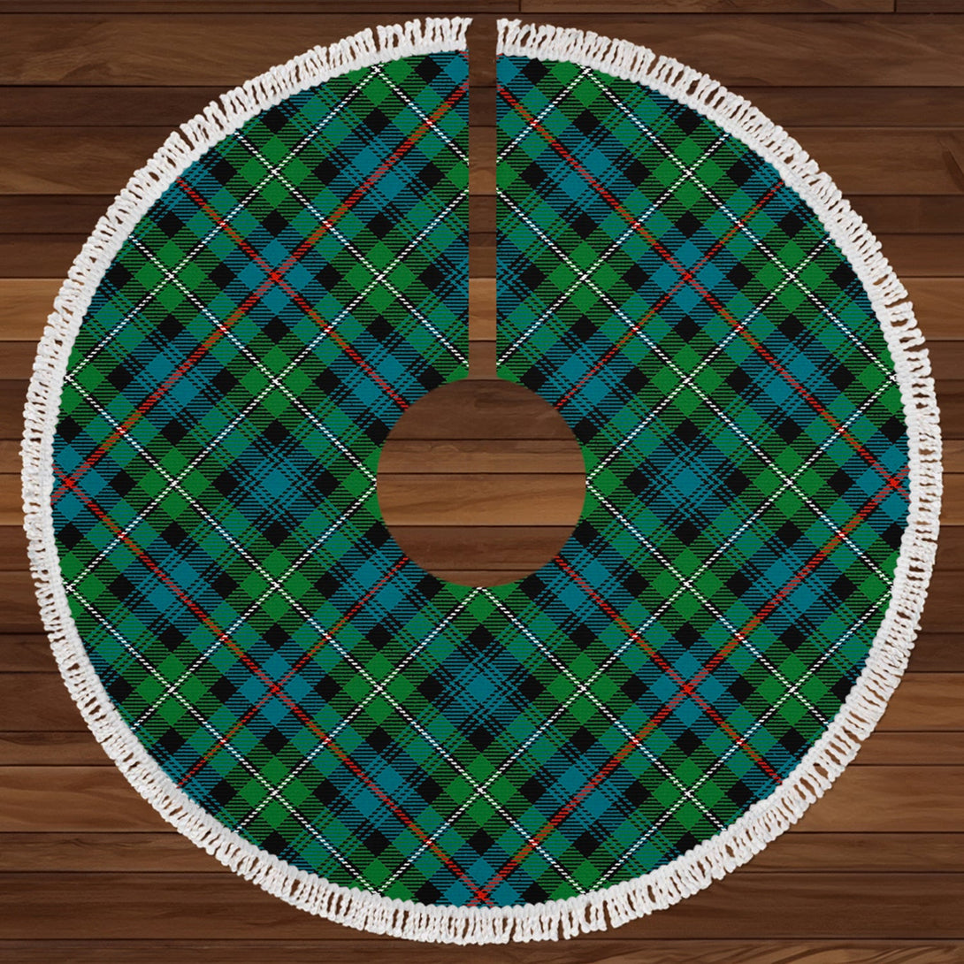 MacKenzie Ancient Clan Badge Tartan Christmas Tree Skirt