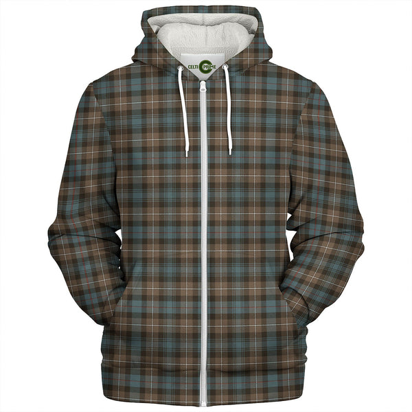 MacKenzie 2 Weathered Tartan Sherpa Hoodie