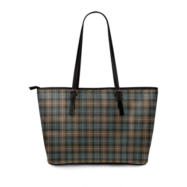 MacKenzie (Seaforth) Highland No 2 Weathered Tartan Leather Tote Bag