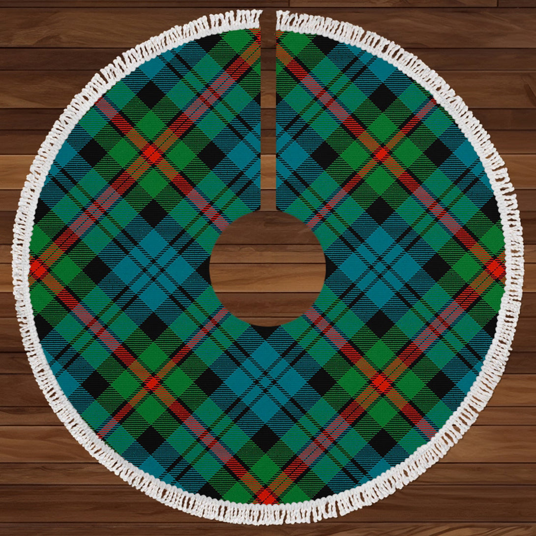 MacKinlay Ancient Clan Badge Tartan Christmas Tree Skirt