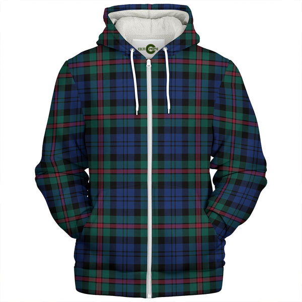 MacKinlay Modern Clan Badge Tartan Sherpa Hoodie