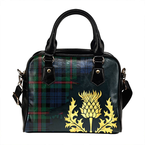 MacKinlay Modern Tartan Shoulder Handbag Thistle Oldest Style