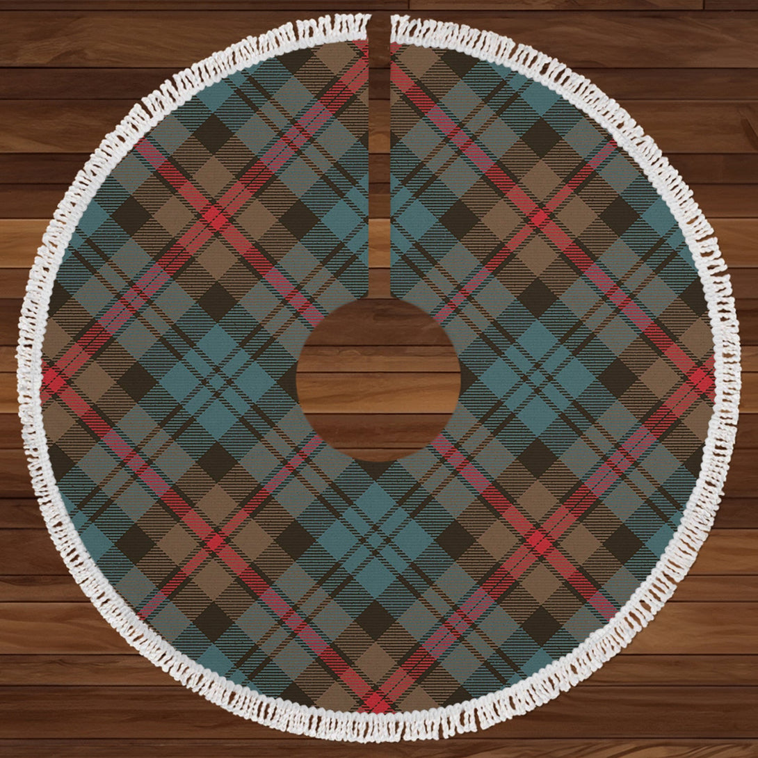 MacKinlay Weathered Clan Badge Tartan Christmas Tree Skirt