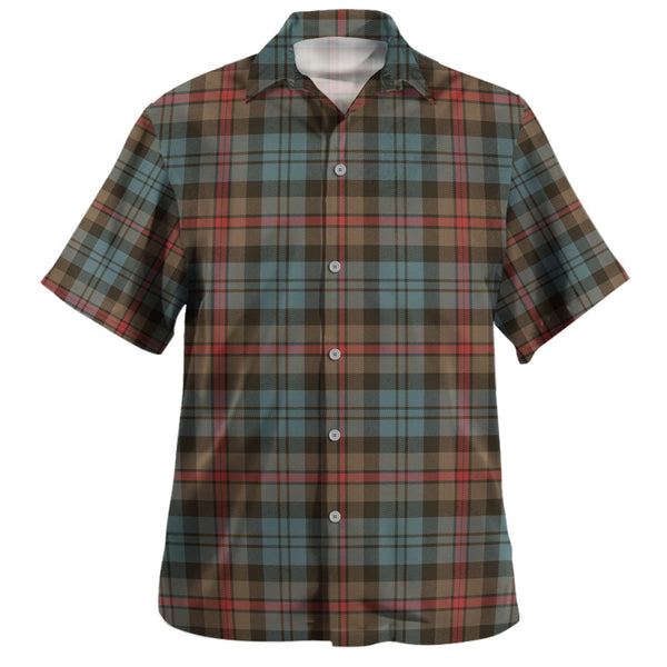 MacKinlay Weathered Clan Badge Tartan Hawaiian Shirt