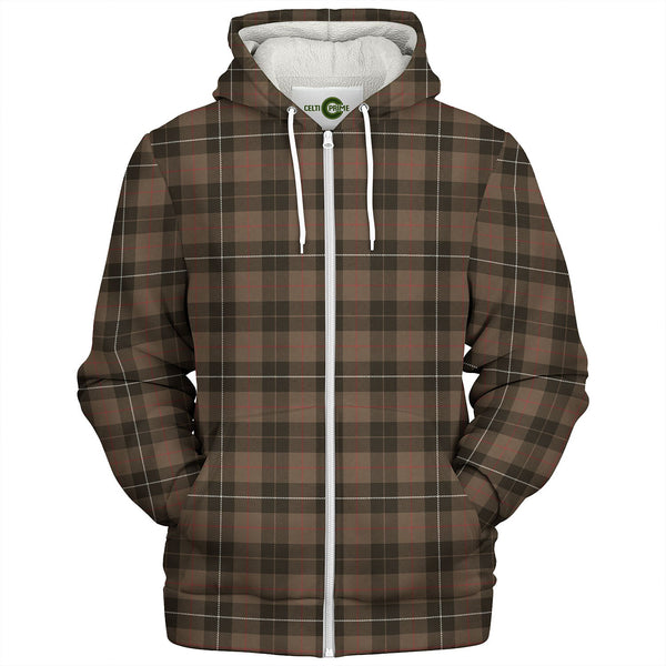 MacKinnon Hunting Weathered Tartan Sherpa Hoodie