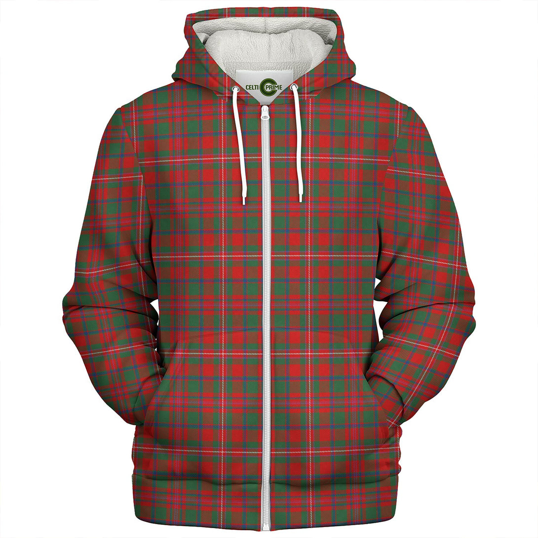 MacKinnon Modern Clan Badge Tartan Sherpa Hoodie