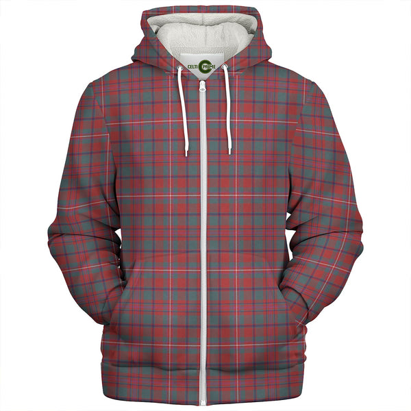 MacKinnon Weathered Clan Badge Tartan Sherpa Hoodie