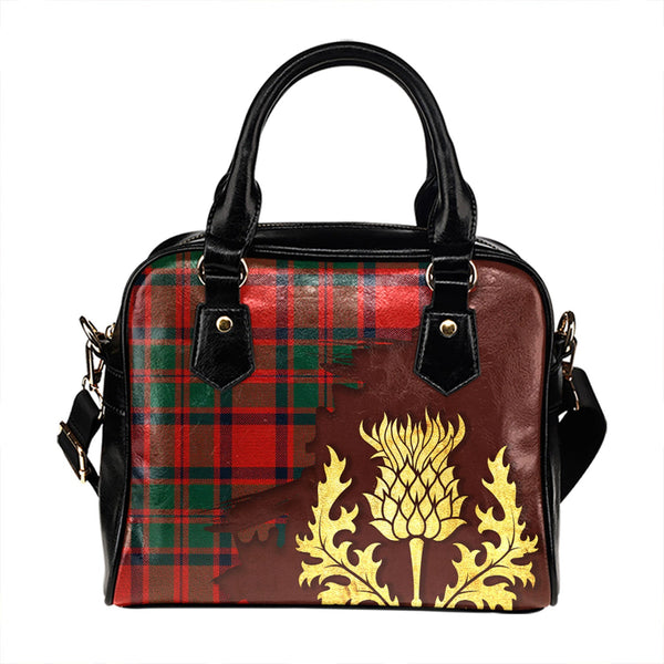 MacKintosh Modern Tartan Shoulder Handbag Thistle Oldest Style