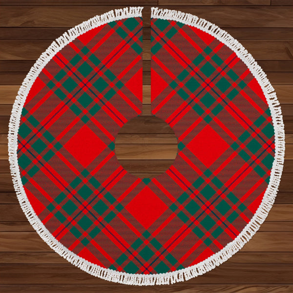 MacKintosh Red Modern Tartan Christmas Tree Skirt