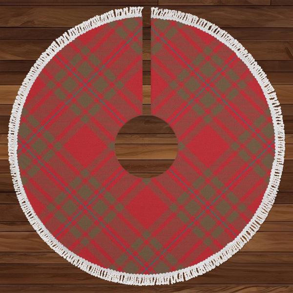 MacKintosh Red Weathered Tartan Christmas Tree Skirt