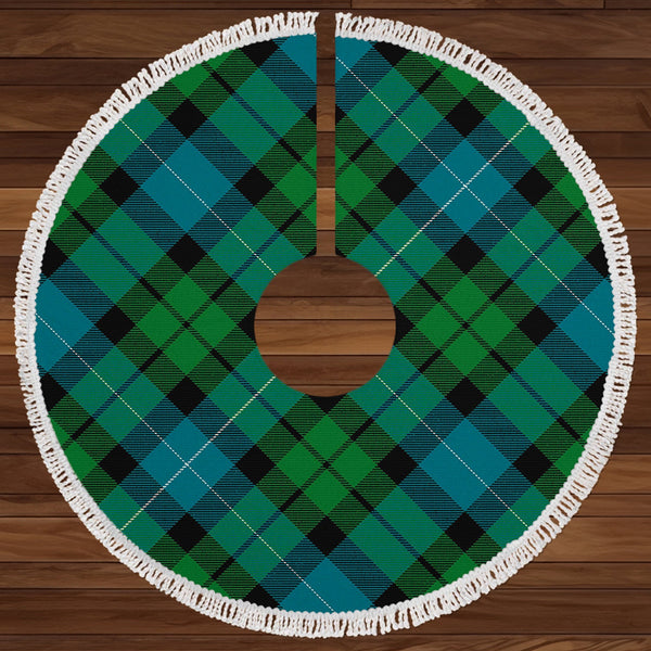 MacKirdy Ancient Clan Badge Tartan Christmas Tree Skirt