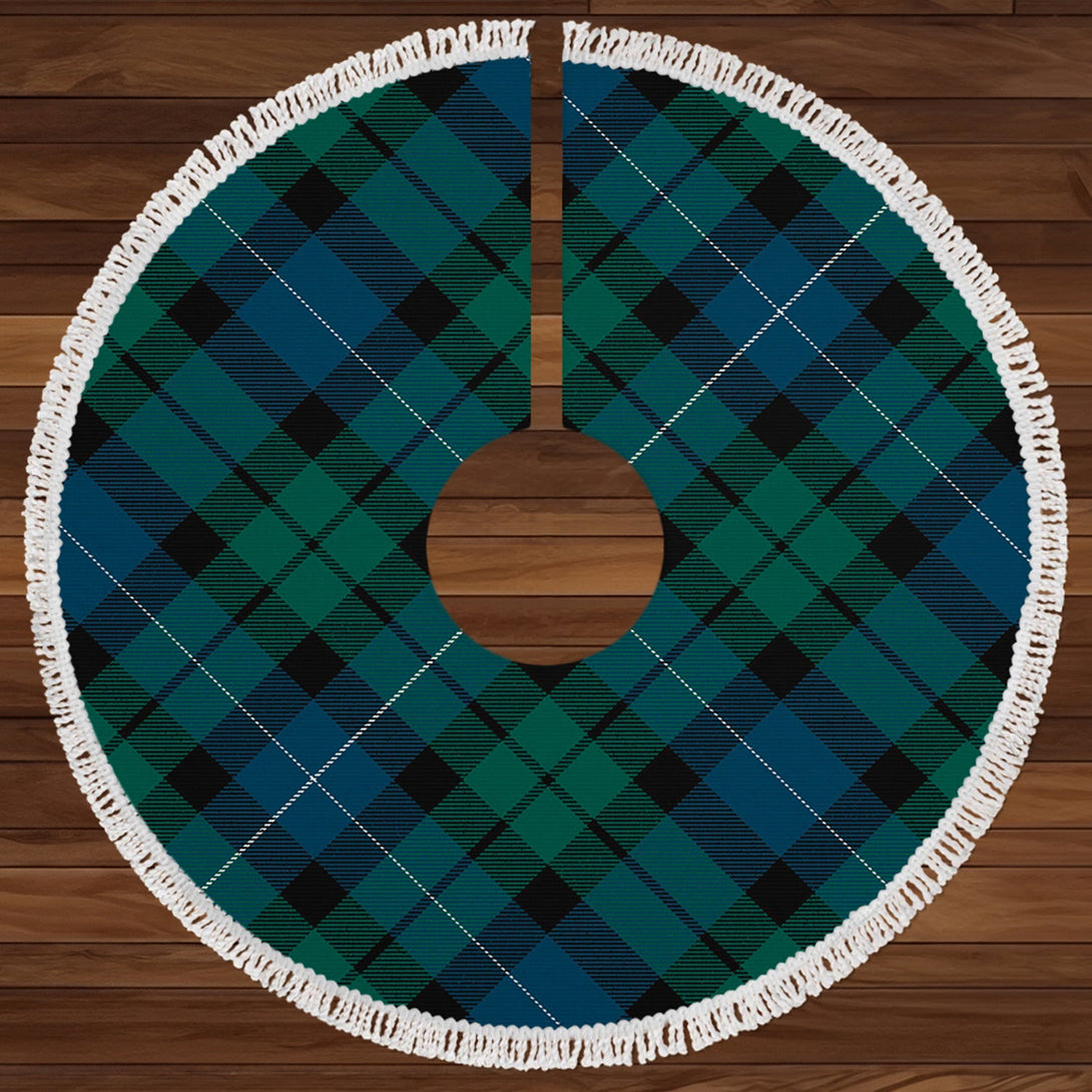 MacKirdy Modern Clan Badge Tartan Christmas Tree Skirt