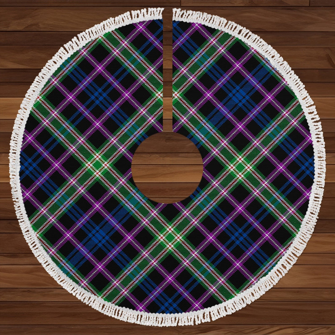 MacKusick Modern Tartan Christmas Tree Skirt