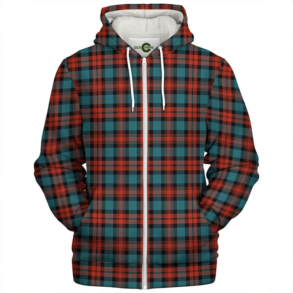 MacLachlan Ancient Clan Badge Tartan Sherpa Hoodie