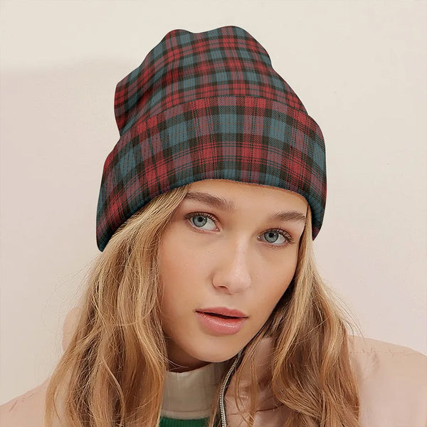 MacLachlan Weathered Clan Badge Tartan Knitted Beanie