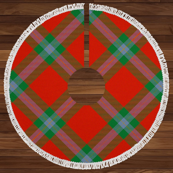 MacLaine of LochBuie (Cockburn) (MacLaine) Ancient Clan Badge Tartan Christmas Tree Skirt