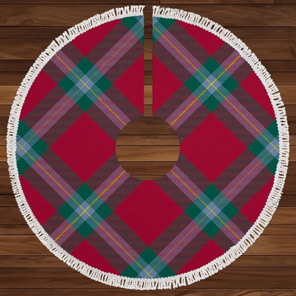 MacLaine of LochBuie (Cockburn) (MacLaine) Modern Clan Badge Tartan Christmas Tree Skirt