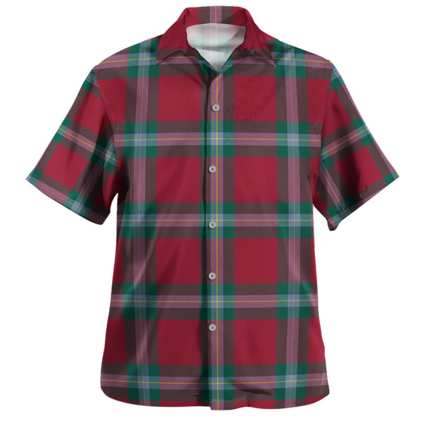 MacLaine of LochBuie (Cockburn) (MacLaine) Modern Clan Badge Tartan Hawaiian Shirt