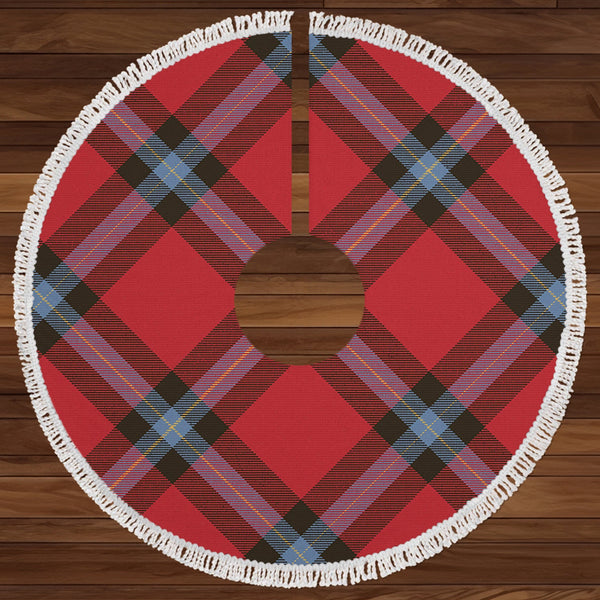 MacLaine of LochBuie (Cockburn) (MacLaine) Weathered Clan Badge Tartan Christmas Tree Skirt