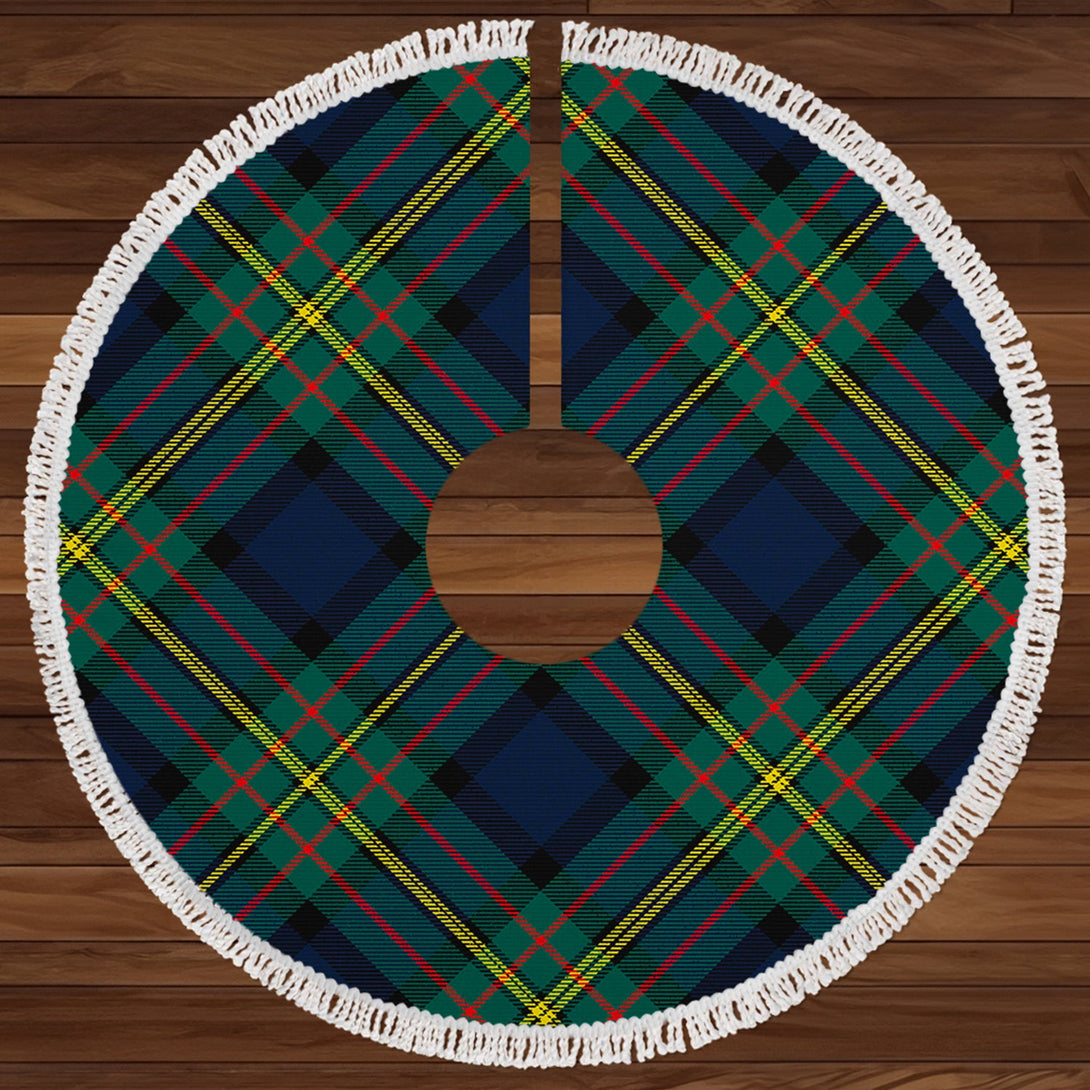 MacLaren Modern Clan Badge Tartan Christmas Tree Skirt