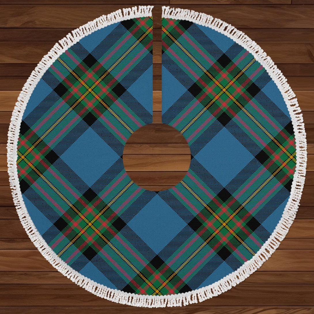 MacLaren of Broich Ancient Clan Badge Tartan Christmas Tree Skirt