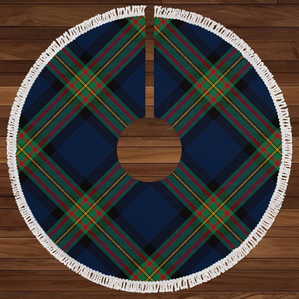 MacLaren of Broich Modern Clan Badge Tartan Christmas Tree Skirt