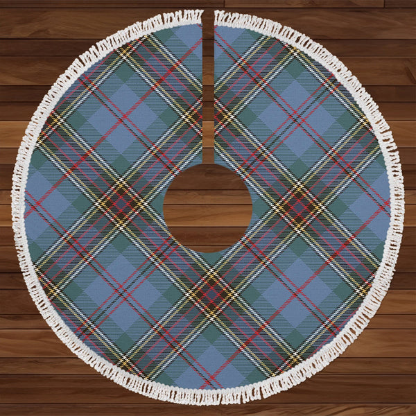 MacLean 2 Weathered Tartan Christmas Tree Skirt