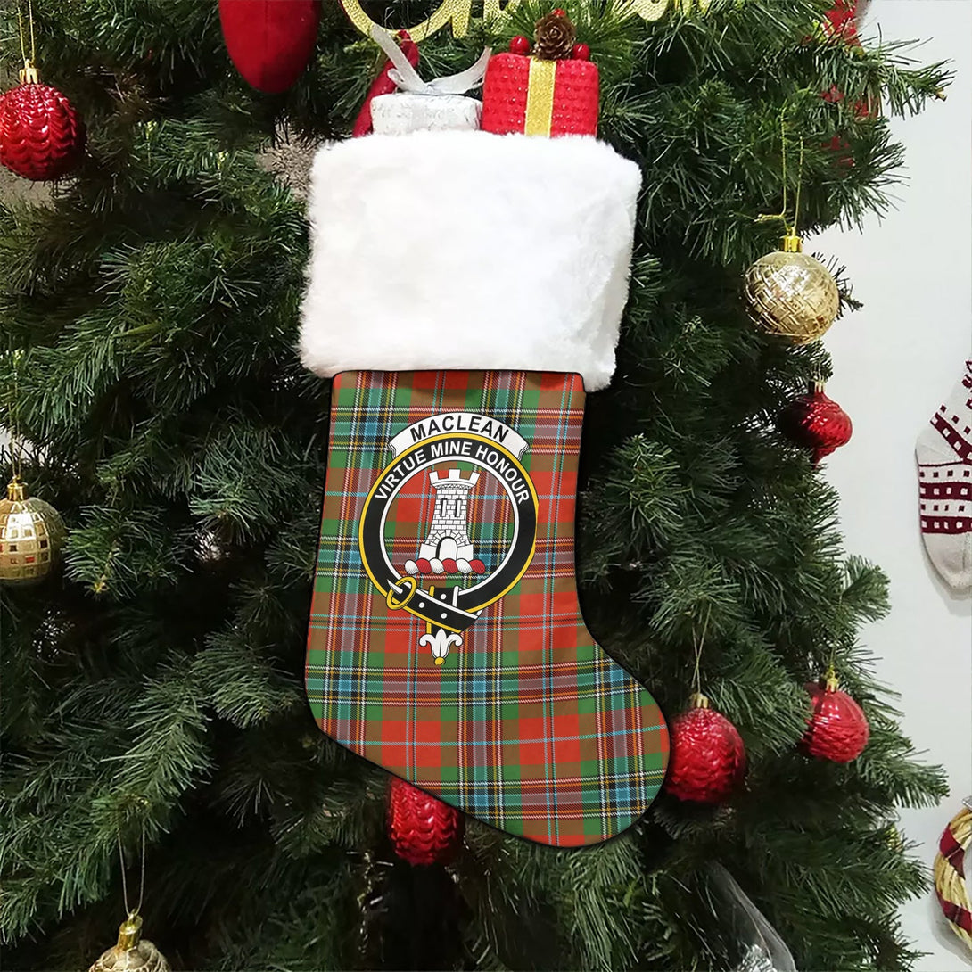 MacLean of Duart Ancient Clan Badge Tartan Christmas Stocking