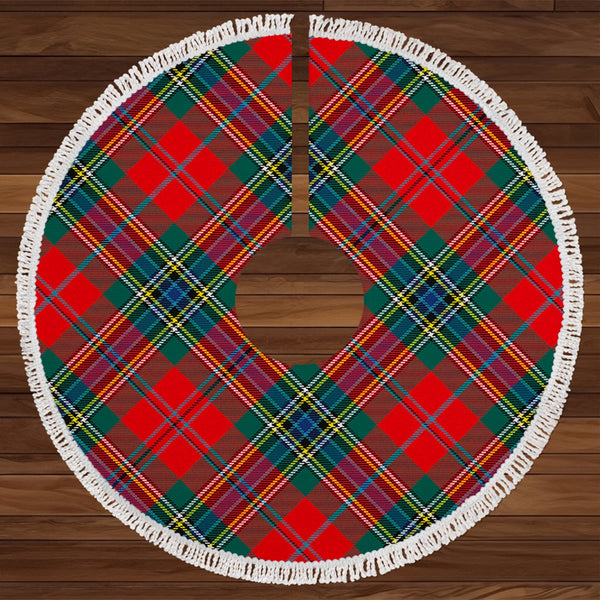 MacLean of Duart Modern Tartan Christmas Tree Skirt