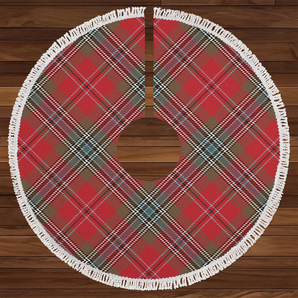 MacLean of Duart Weathered Tartan Christmas Tree Skirt