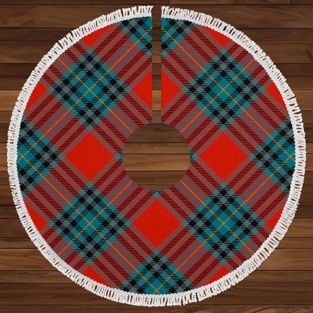 MacLeay Ancient Clan Badge Tartan Christmas Tree Skirt