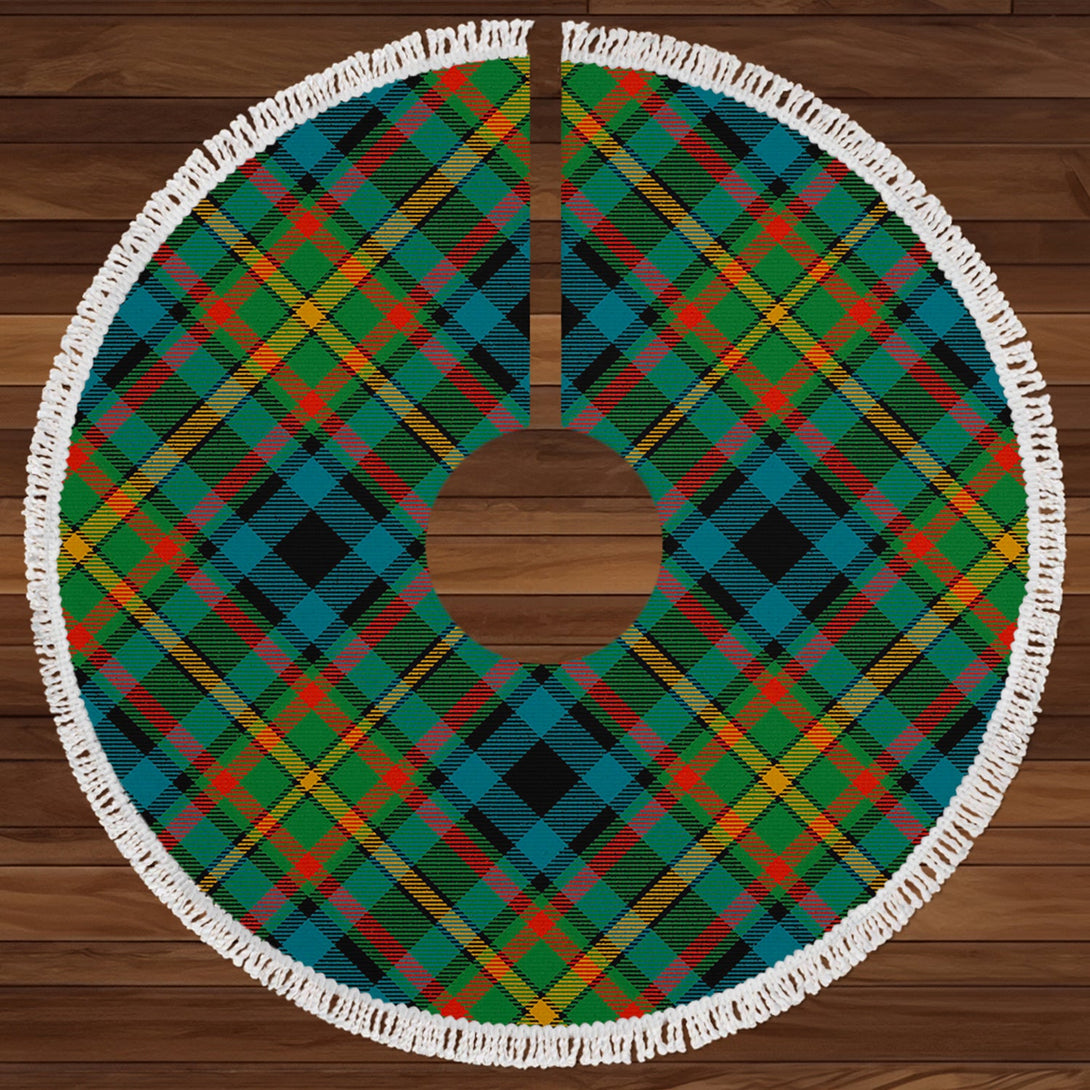 MacLeish Ancient Clan Badge Tartan Christmas Tree Skirt