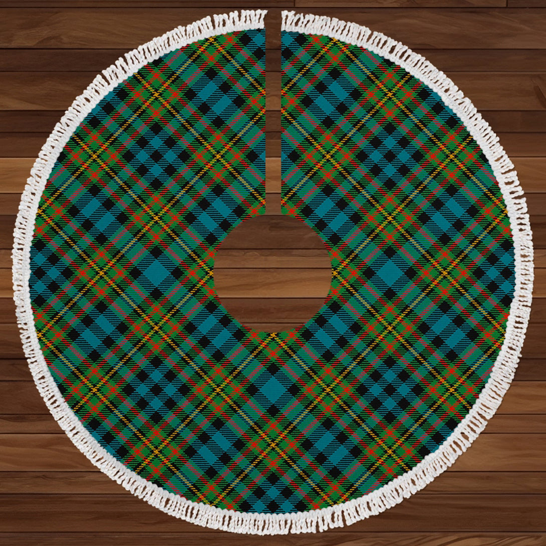 MacLellan Ancient Clan Badge Tartan Christmas Tree Skirt