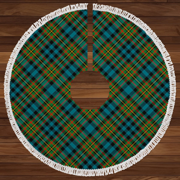 MacLellan Ancient Clan Badge Tartan Christmas Tree Skirt