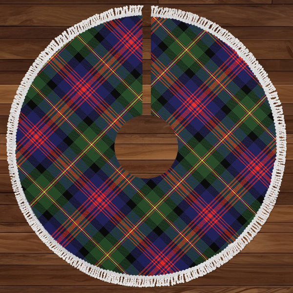 MacLennan Clan Badge Tartan Christmas Tree Skirt