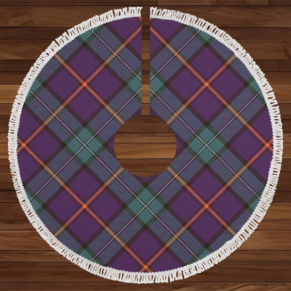 MacLeod German Weathered Tartan Christmas Tree Skirt