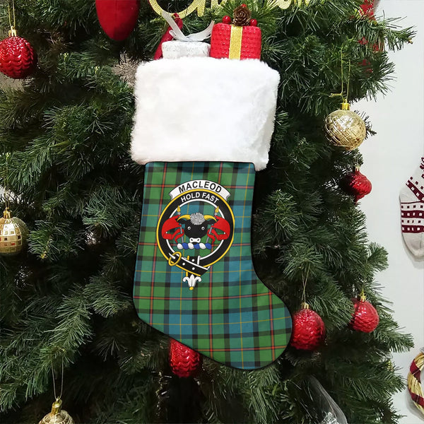 MacLeod of Assynt Ancient Clan Badge Tartan Christmas Stocking