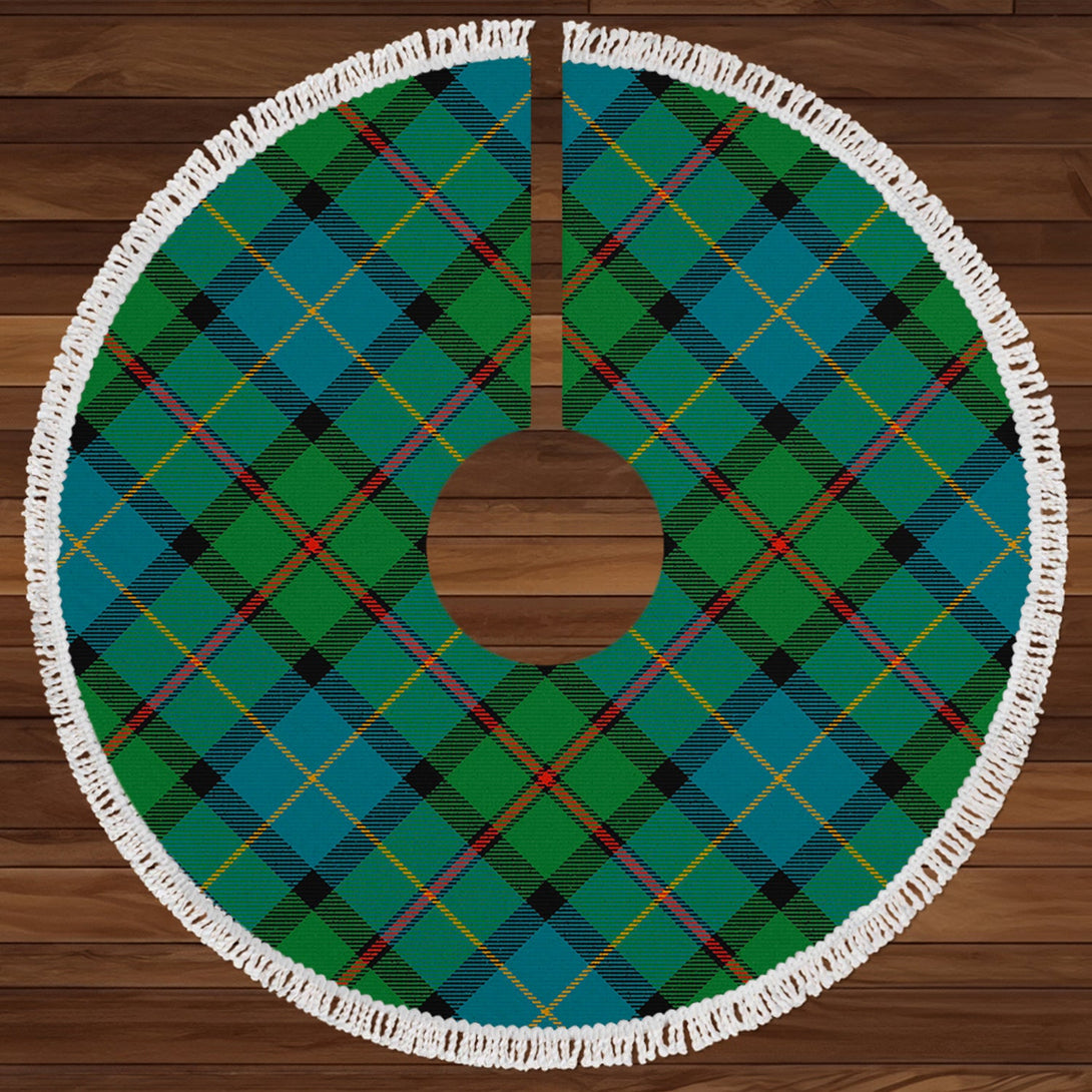 MacLeod of Assynt Ancient Clan Badge Tartan Christmas Tree Skirt