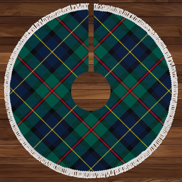 MacLeod of Assynt Modern Clan Badge Tartan Christmas Tree Skirt