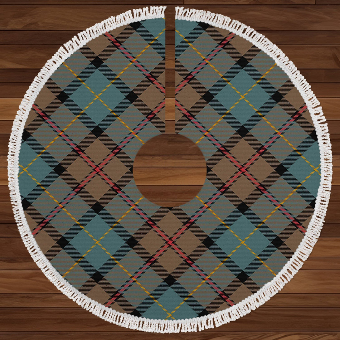 MacLeod of Assynt Weathered Clan Badge Tartan Christmas Tree Skirt