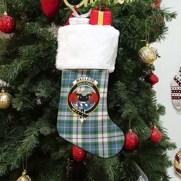 MacLeod of California Ancient Clan Badge Tartan Christmas Stocking