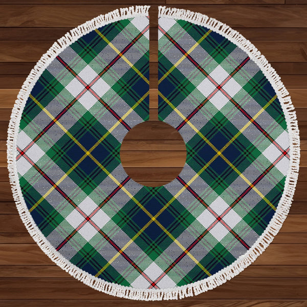 MacLeod of California Modern Clan Badge Tartan Christmas Tree Skirt