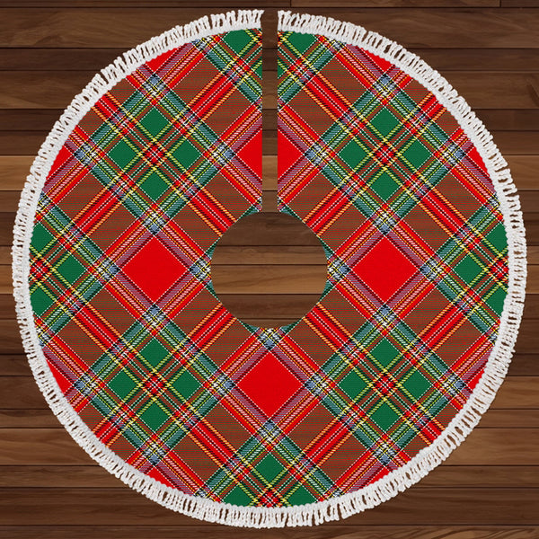 MacLeod of Gesto Modern Clan Badge Tartan Christmas Tree Skirt