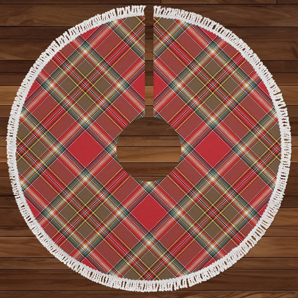 MacLeod of Gesto Weathered Clan Badge Tartan Christmas Tree Skirt