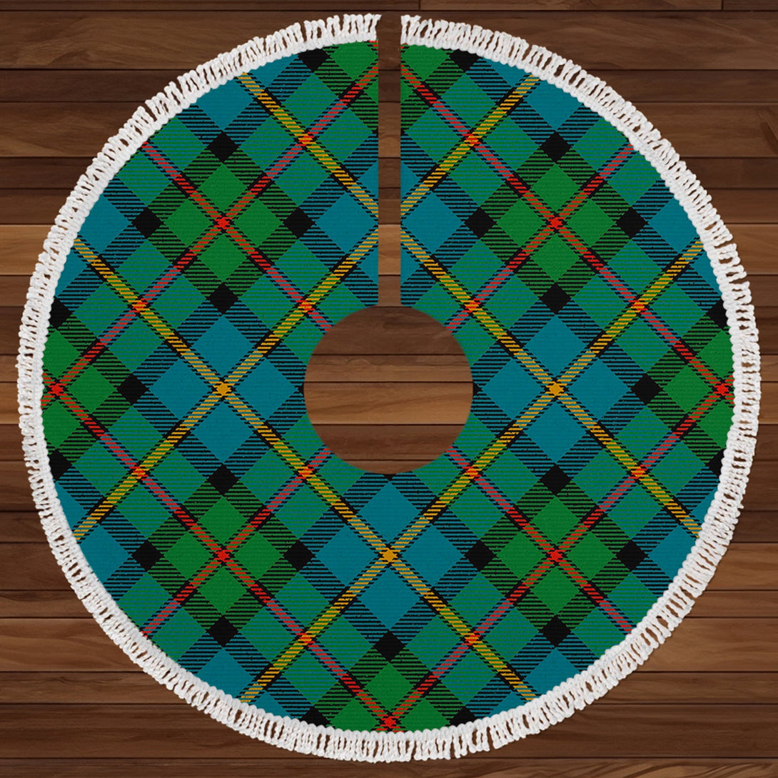 MacLeod of Harris (MacLeod Hunting) Ancient Clan Badge Tartan Christmas Tree Skirt