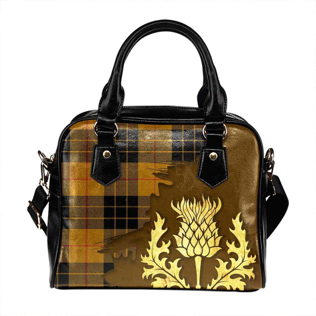 MacLeod of Lewis Ancient Tartan Shoulder Handbag Thistle Oldest Style