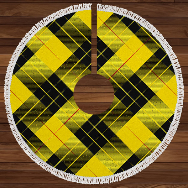 MacLeod of Lewis Modern Clan Badge Tartan Christmas Tree Skirt