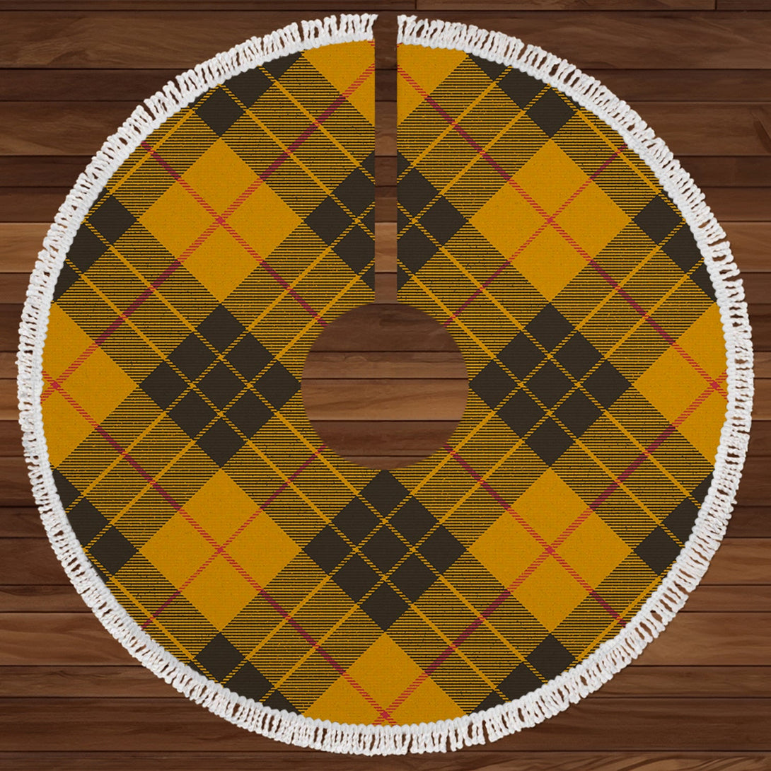 MacLeod of Lewis Weathered Clan Badge Tartan Christmas Tree Skirt